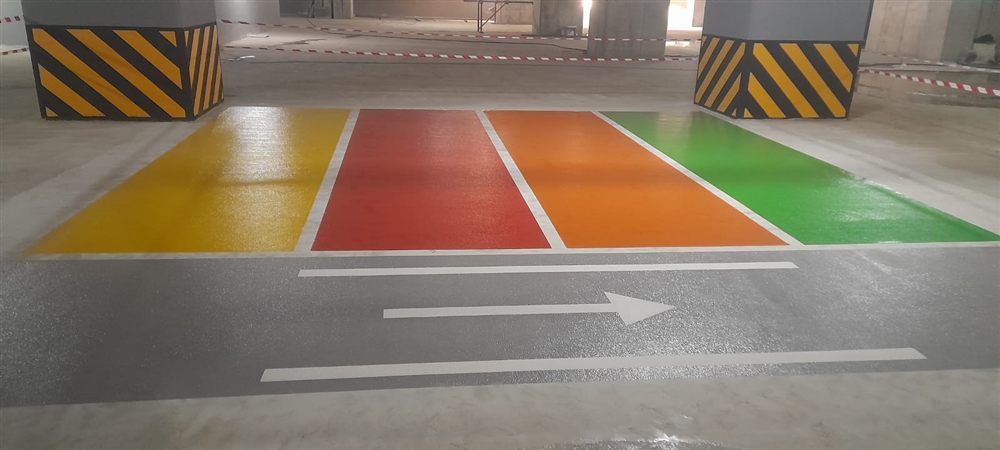Otopark kaymaz epoksi